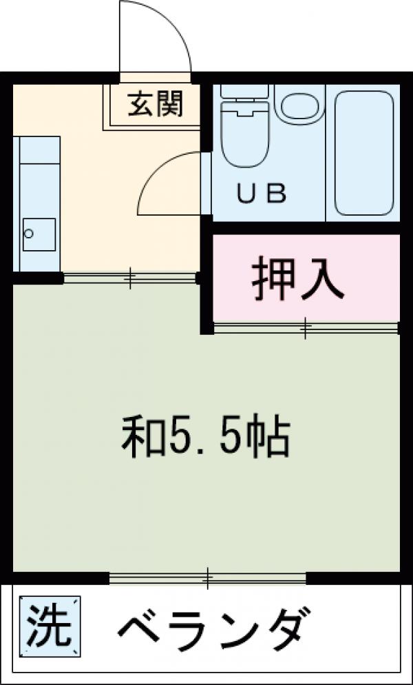 コーポ中島の間取り