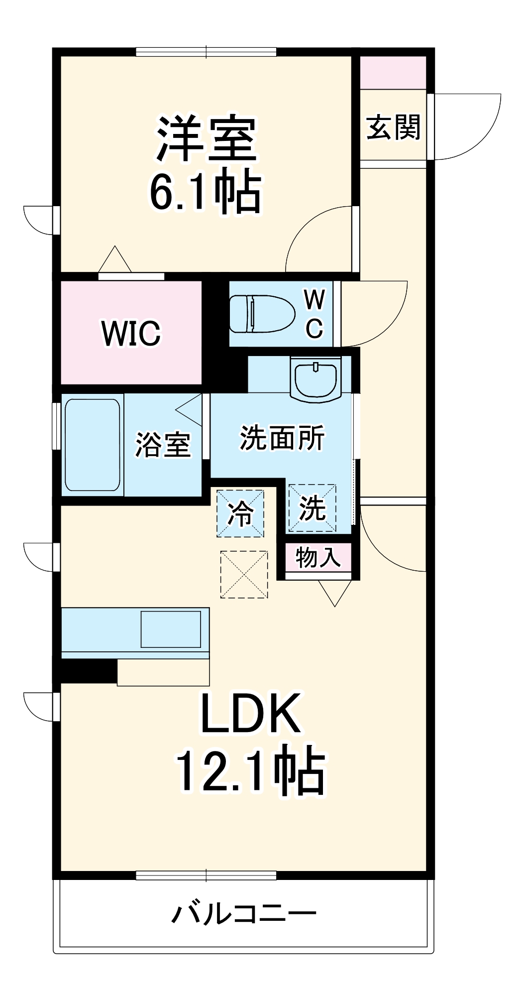 Lobellia TORO Ⅰの間取り