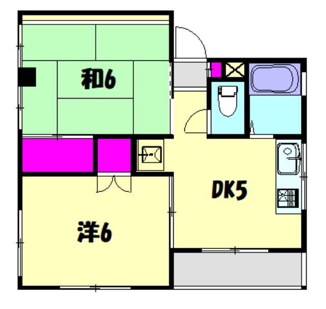 グリーンハイムの間取り