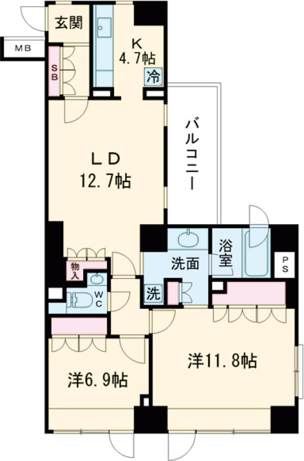 アビティ目黒の間取り