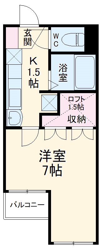 クリスタルガーデンの間取り