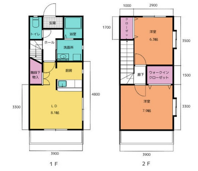ボンヌールの間取り
