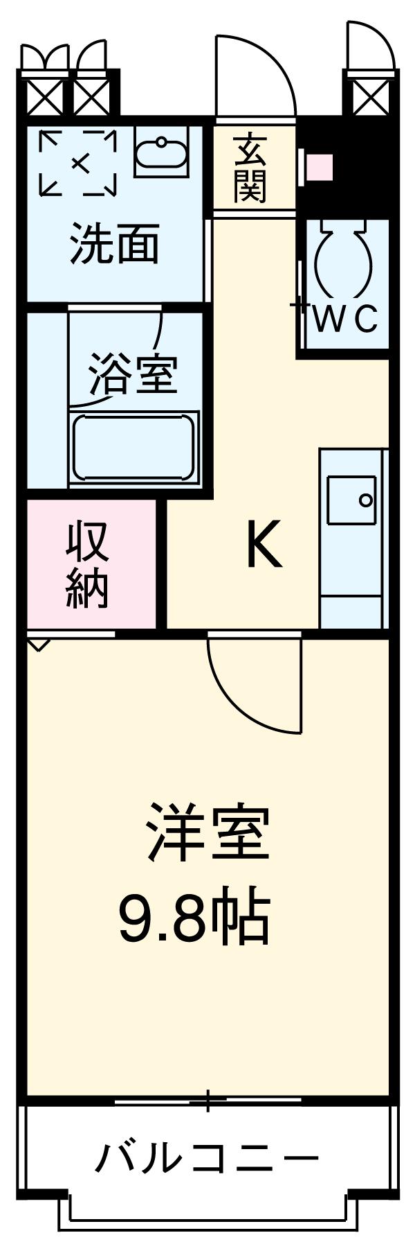 オラシオン稲川の間取り
