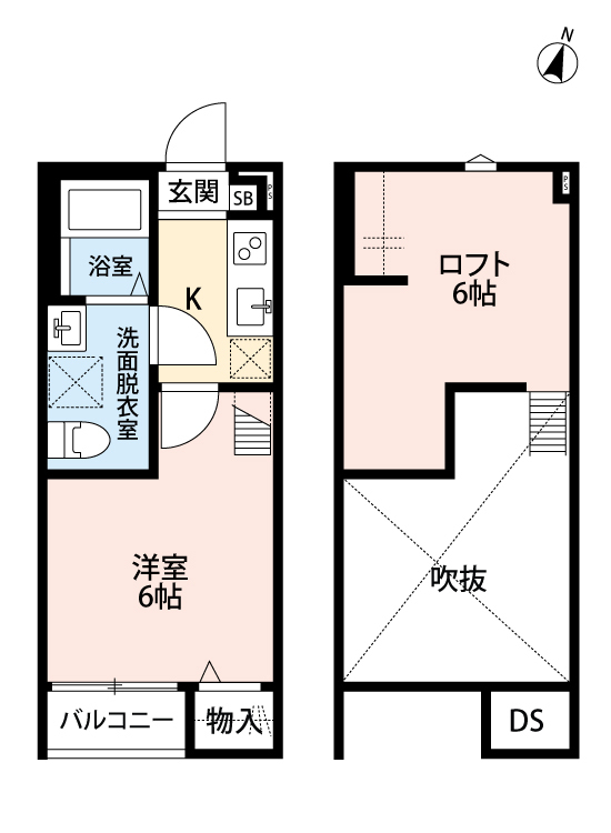 CLOVERの間取り