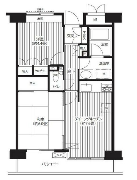 ステラメゾン武蔵小山の間取り