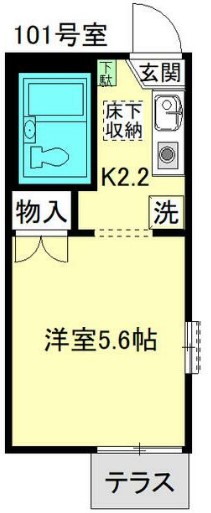 リヴェール・ユウの間取り