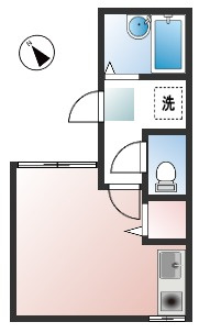 志茂の完工年月(2002年9月)築の賃貸マンションの間取り
