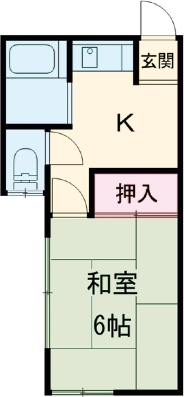 ハイツみのりの間取り
