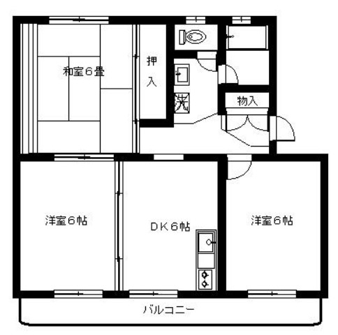 タウニィ千代の間取り
