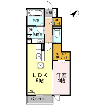 Village黒坂の間取り