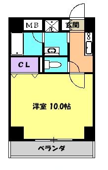 グローリ若宮の間取り