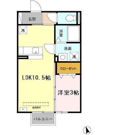 スクエアフロントの間取り