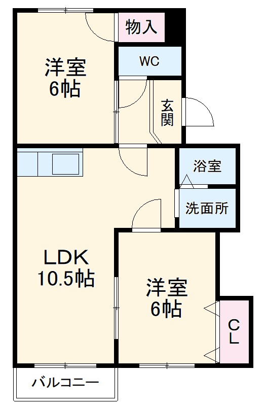 サンシャイン90の間取り