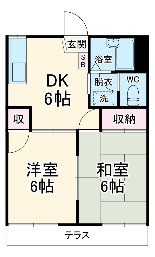 ピアットハイツAの間取り