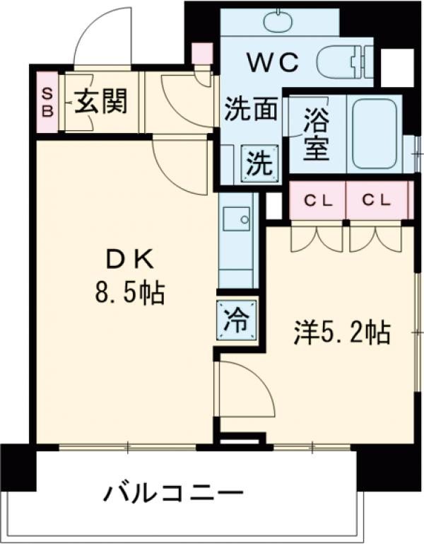 ラクラス田町の間取り
