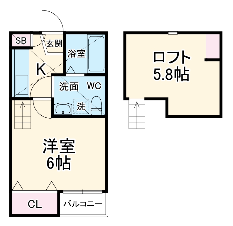 Vivienda大宮の間取り