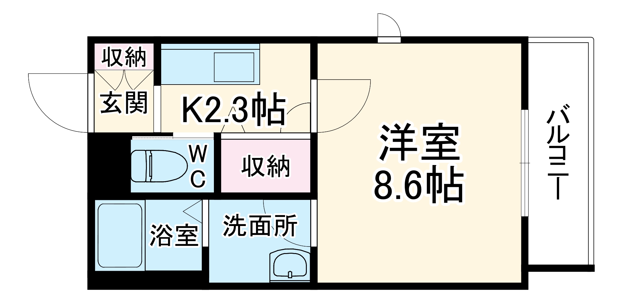 ル・クリザンテムの間取り