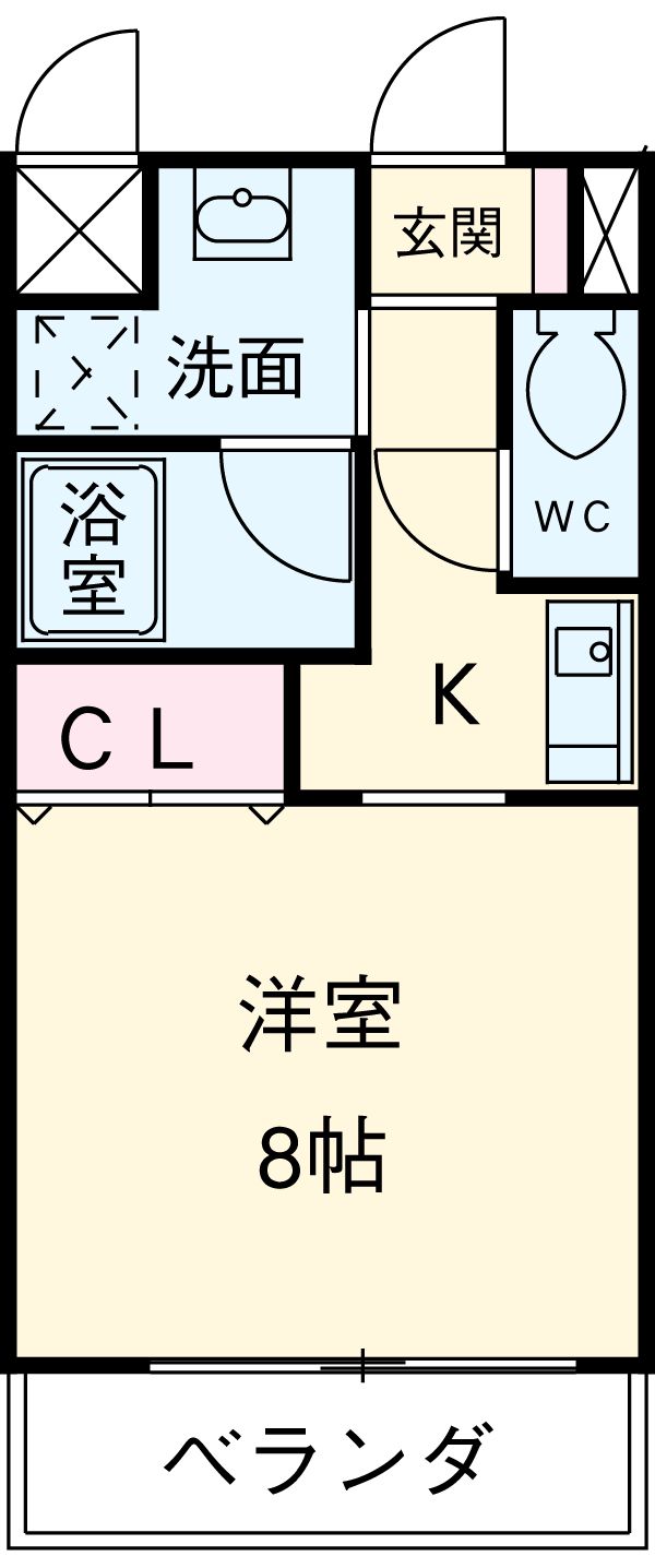 スマイルガーデンの間取り