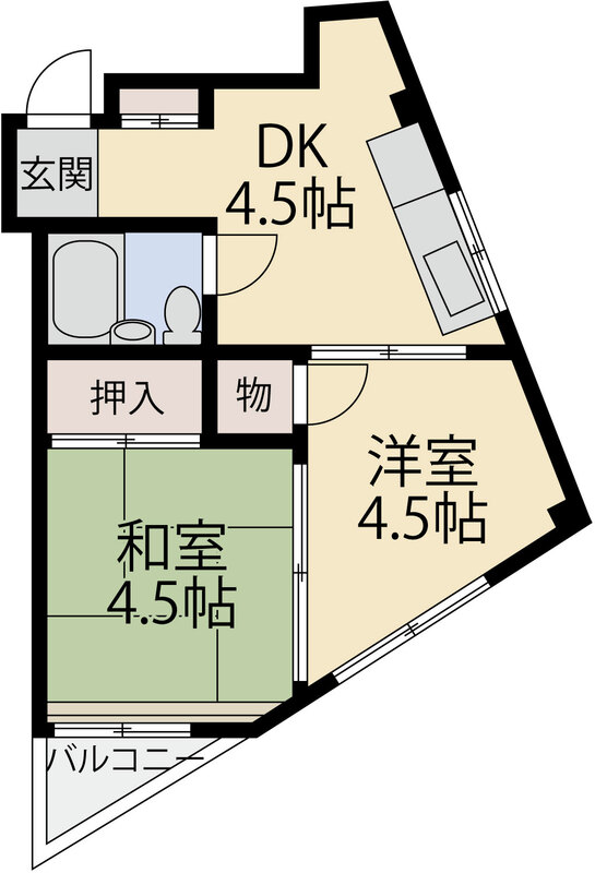 田辺ビルの間取り