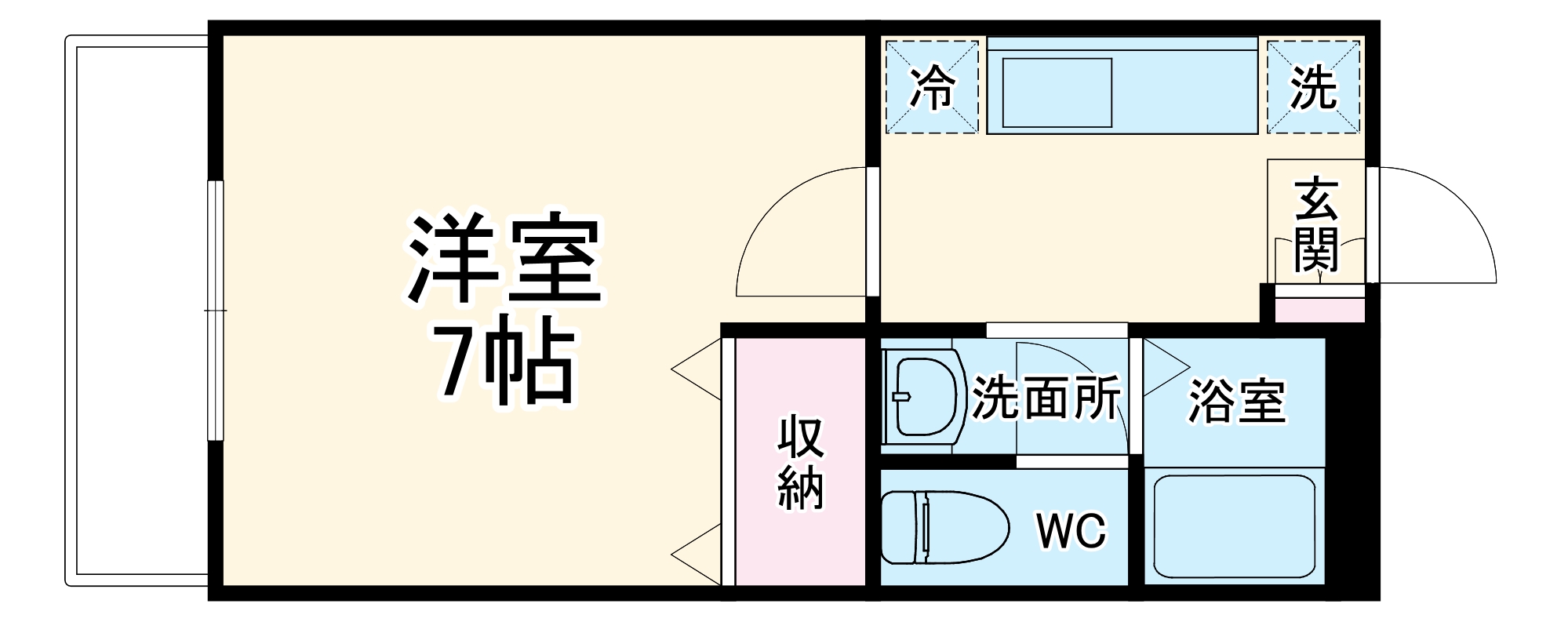 ウェルヴィラ宮原の間取り