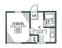 カーサ榊原の間取り