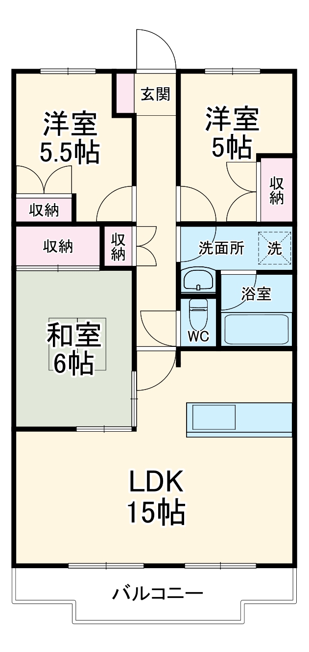 サエラ宮原の間取り