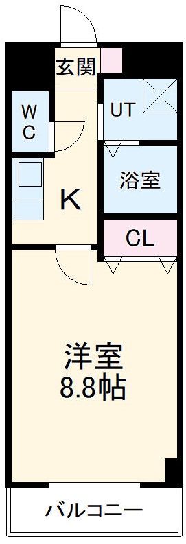 ハピネス下村の間取り
