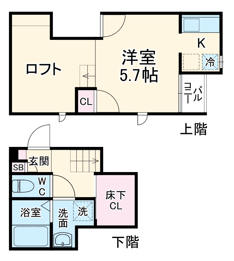 CB大和田ディアコートの間取り