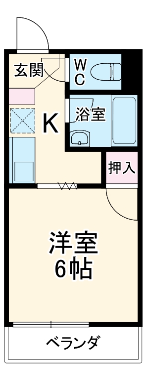 Surplus One 錦の間取り