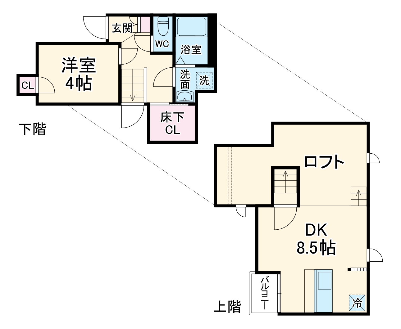 CB大和田ロータスの間取り