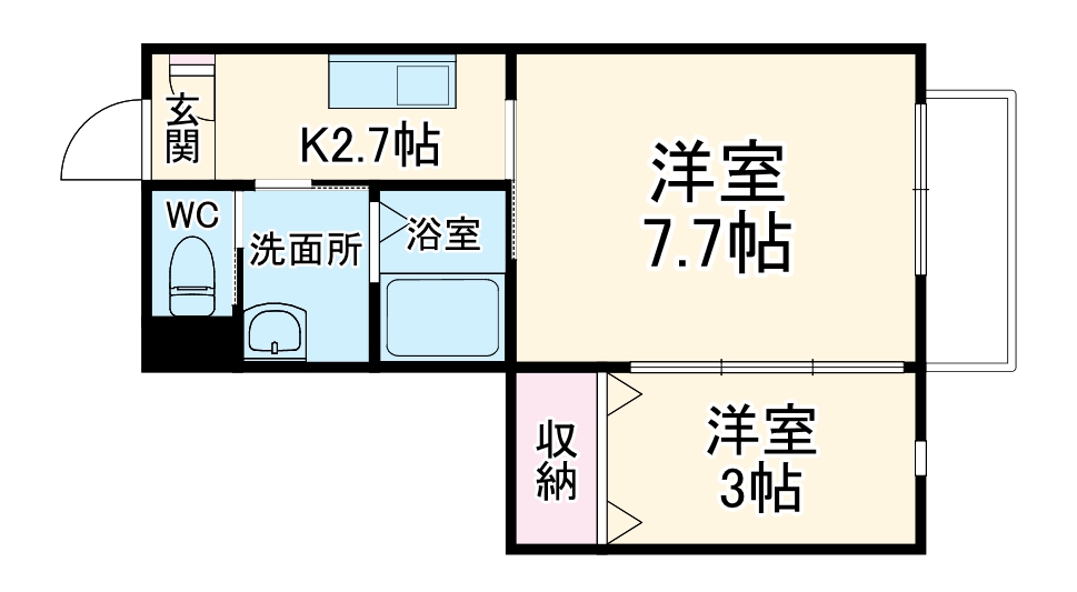 フィカーサ東大宮の間取り