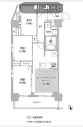 コンフォリア川口本町の間取り