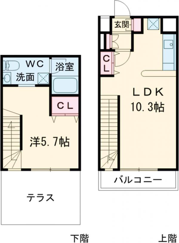 サンピエス桜新町の間取り
