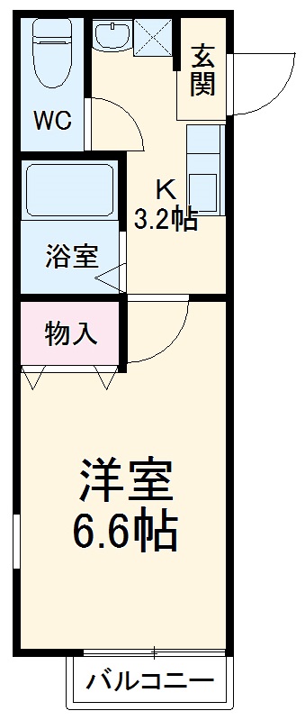 エルメゾン幸町の間取り