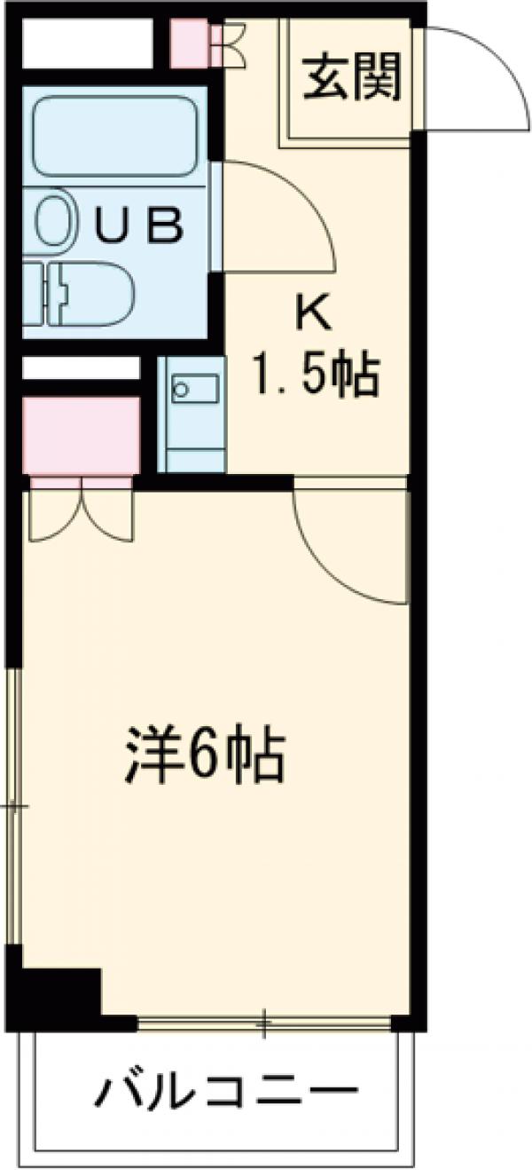 コーポうめやの間取り