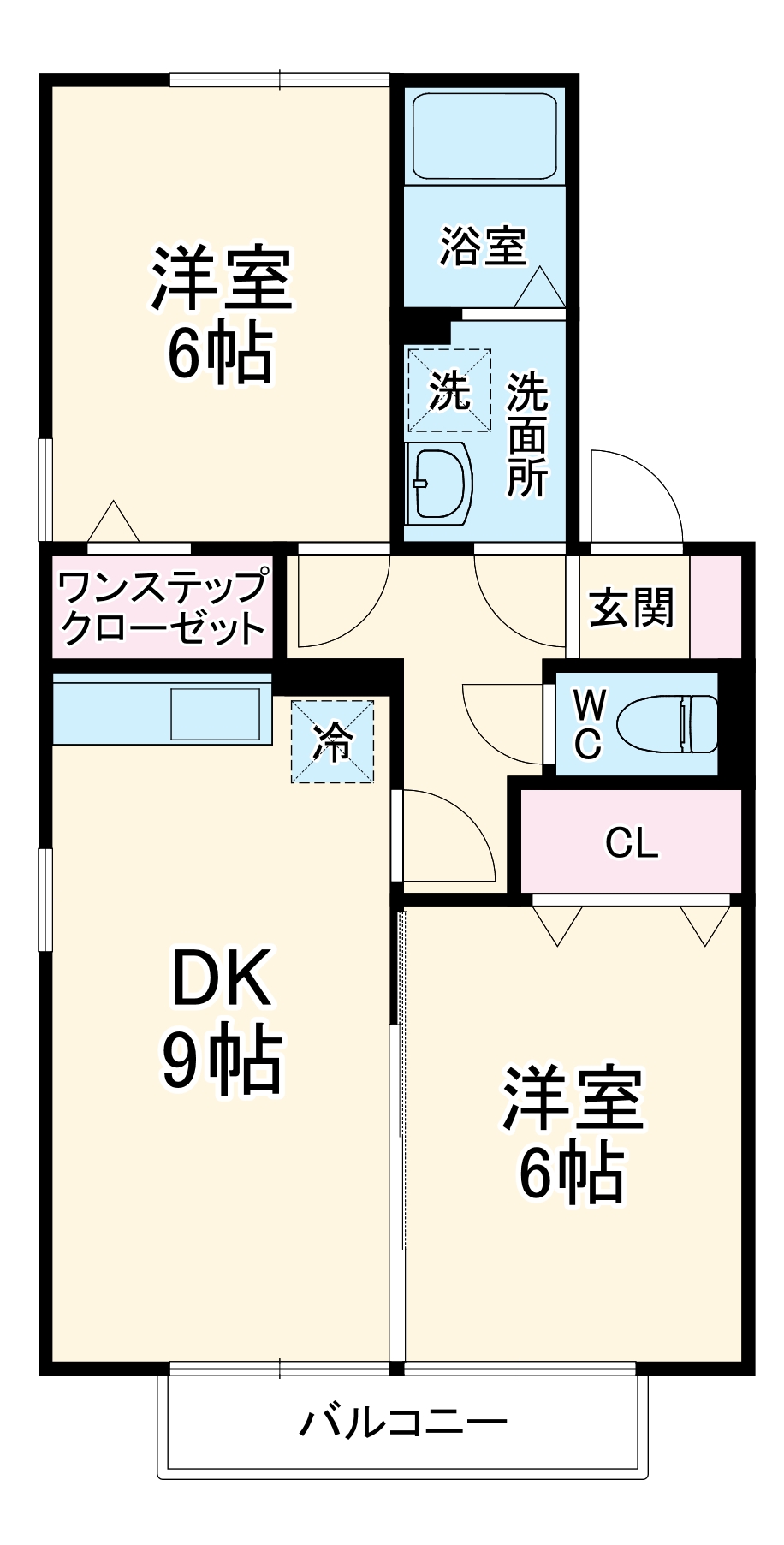 カーサ フェリーチェの間取り