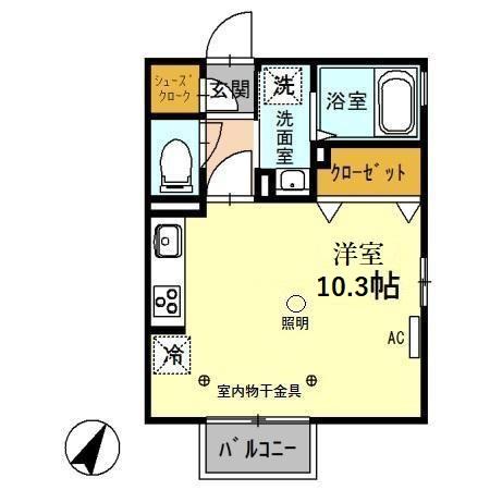 カーサ柿の木の間取り