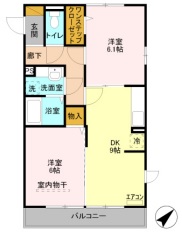 サザンボヌールの間取り