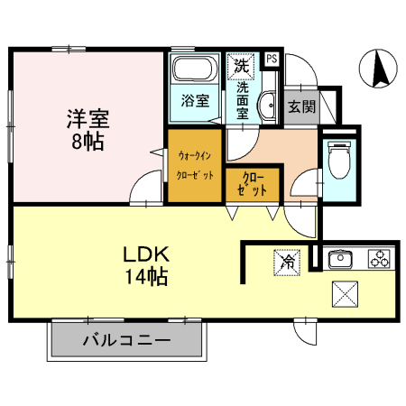 セジュールラック 南館の間取り