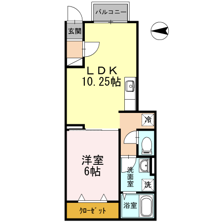 ソワーニュの間取り