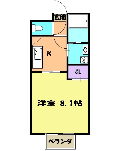シャルムの間取り