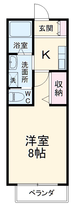 DiasTown大清水D棟の間取り