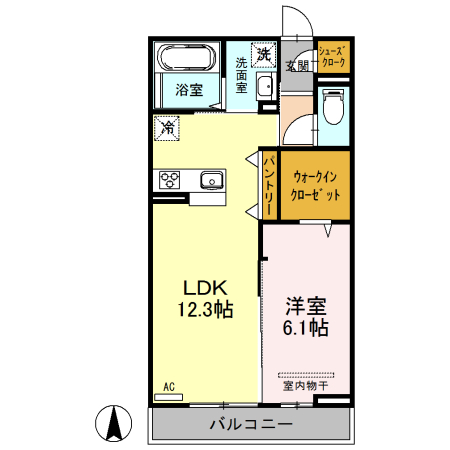 フレア・レジデンスの間取り