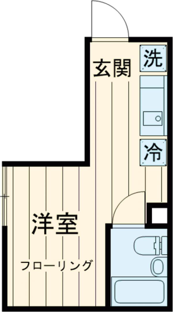 TCRE東十条の間取り