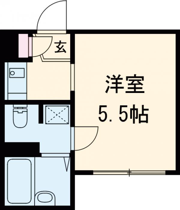ドミール十条の間取り