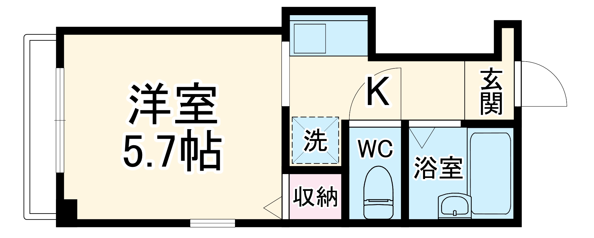 メゾンモデルノパドレの間取り