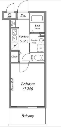 JM高輪レジデンスの間取り