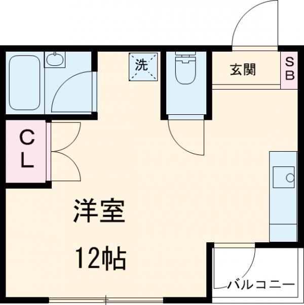 燦・パティオの間取り