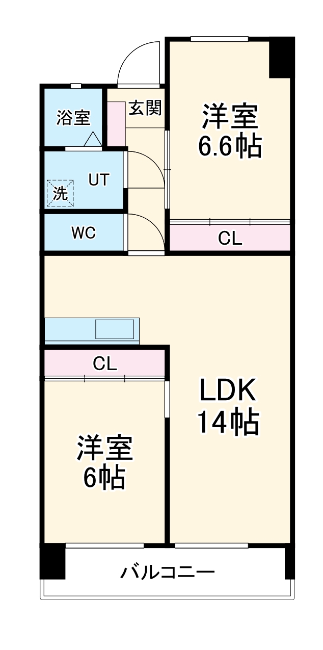 ウィンザーK&Yの間取り