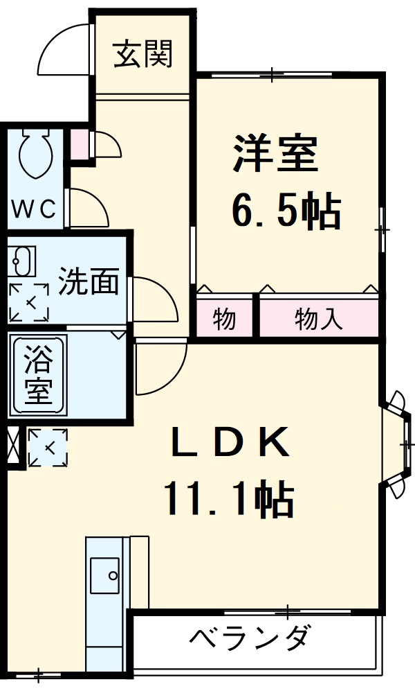 ラフィーネの間取り